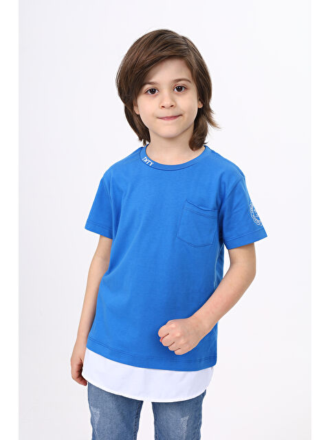 Toontoykids Erkek Çocuk Cepli Pamuklu Tişört - S000417937-23710