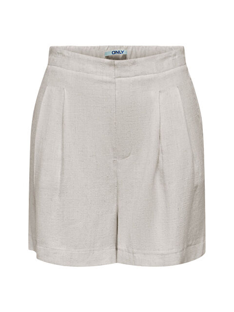 Only Onlsiesta Keten Karışımlı Regular Fit Lastikli Bel Bermuda Kadın Short 15348123 - S000385492-19965