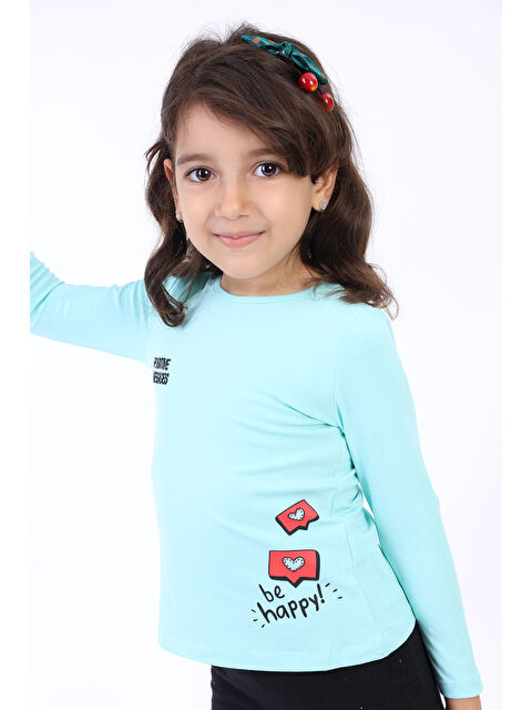 Toontoykids Kız Çocuk Baskılı Tişört