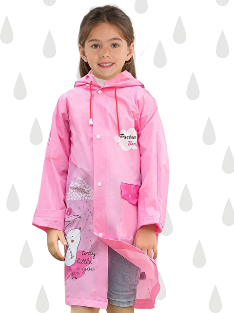 Casabony Pembe Kız Çocuk Yağmurluk - S000295619-20422