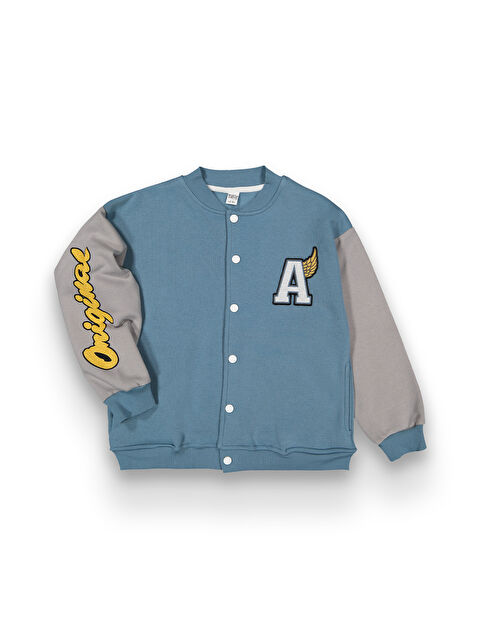 Mr Tuffy Erkek Çocuk 3 İplik Oversize Kolej Ceket - S000303448-17234