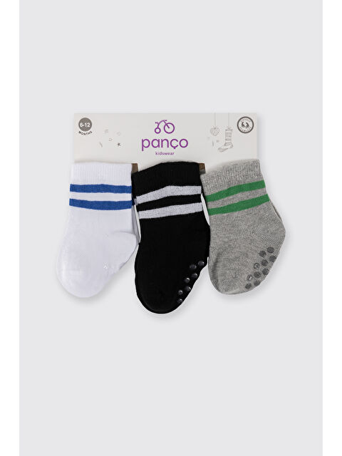 Panço Erkek Bebek 3'lü Soket Çorap - S000524449-23173