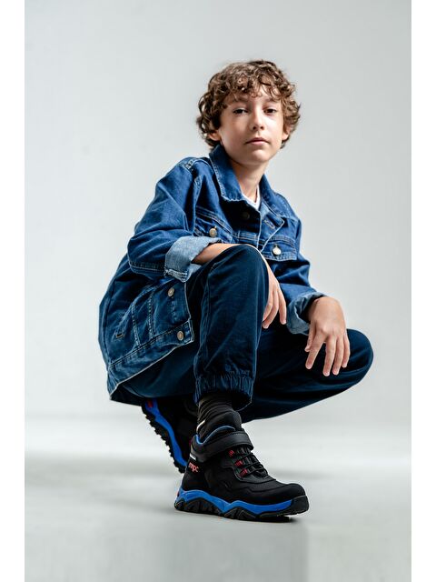 Mnpc Erkek Çocuk Siyah Su Geçirmez Anatomik Günlük Bot - S000446422-19351