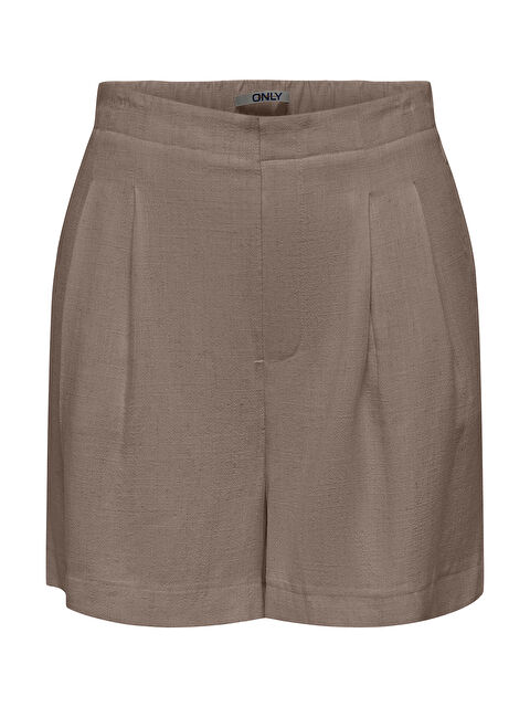 Only Onlsiesta Keten Karışımlı Regular Fit Lastikli Bel Bermuda Kadın Short 15348123 - S000385492-19413
