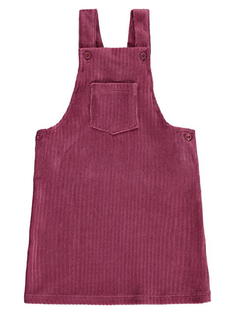 Civil Girls Gipeli Fitilli Kadife 2-5 Yaş Elbise - Lila 3-4 Yaş - S000381941-20036