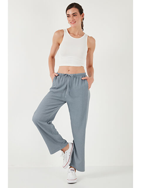 Lela Regular Fit Normal Bel Geniş Paça Pantolon 5866117 - S000346521-20600