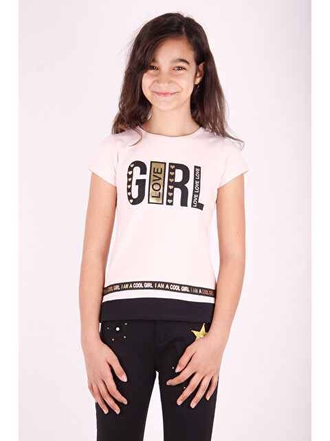 Toontoykids Kız Çocuk Baskılı T-Shirt - S000378419-20020