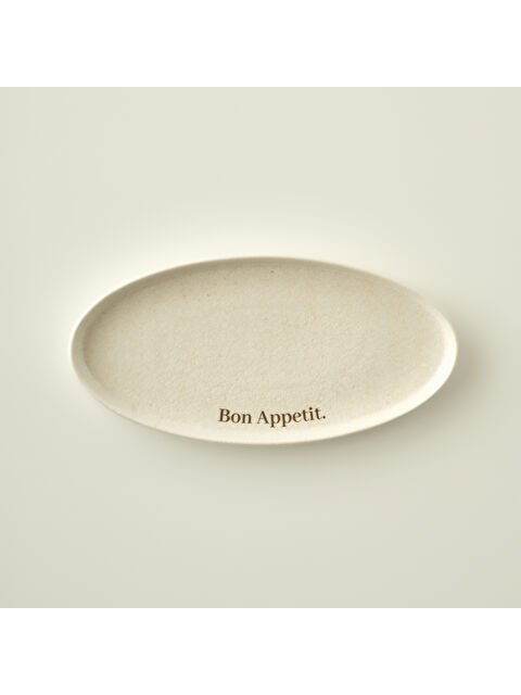 Bella Maison Bon Appetit Porselen Sunum Tabağı Krem (26 cm) - S000496531-19966