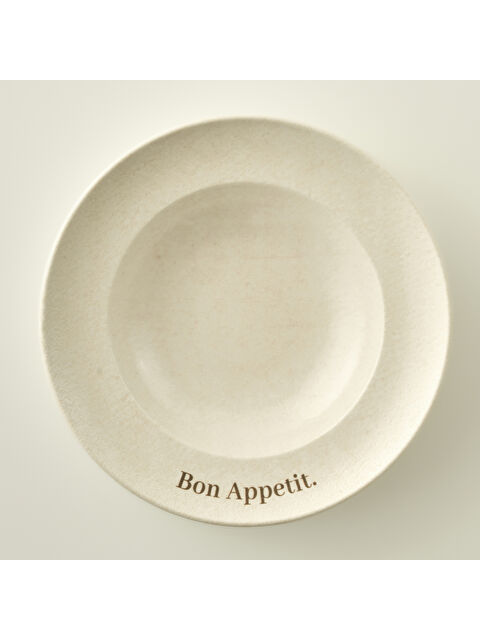 Bella Maison Bon Appetit Porselen Makarna Tabağı Krem (28 cm) - S000496538-19966