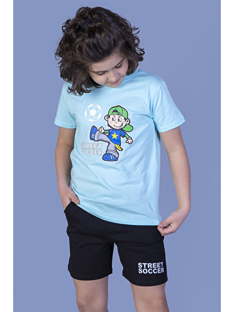Toontoykids Erkek Çocuk Baskılı Şortlu Takım - S000270998-20054
