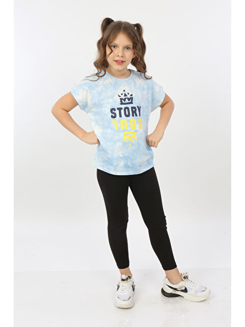 Toontoykids Kız Çocuk Story Soul Baskılı Tişört