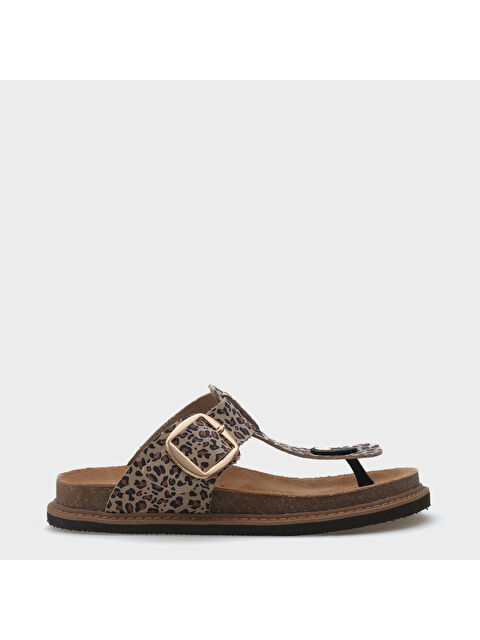 Capone Outfitters Nina Deri Parmak Arası Kadın Terlik - S000514236-19413