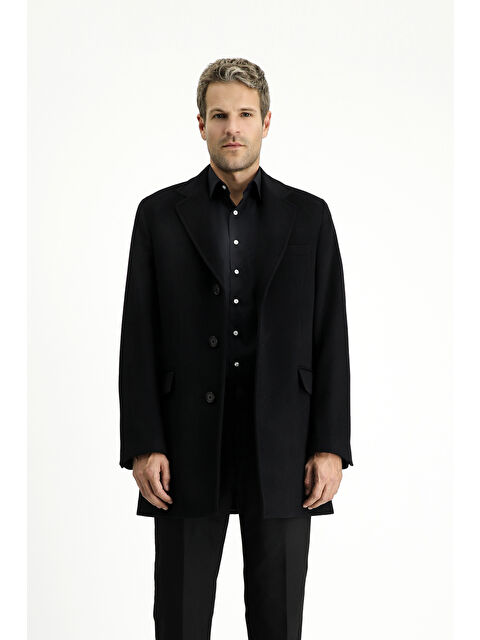 Kiğılı Yünlü Klasik Kaban