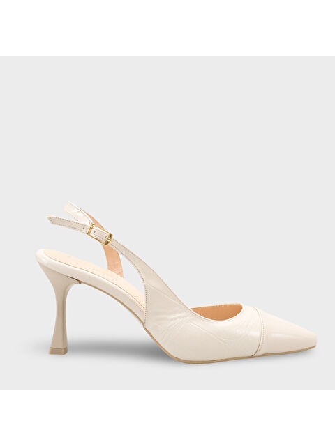 Capone Outfitters Salli Sivri Burunlu Arkası Açık Orta Topuklu Kadın Ayakkabı - S000530339-19928