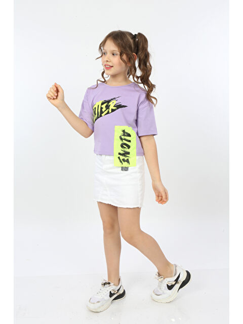 Toontoykids Kız Çocuk Better Baskılı Tişört