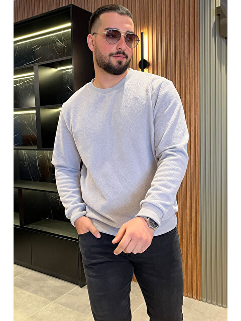 Mishar İtalia Erkek Bisiklet Yaka Polar Sweatshirt - S000309163-20600