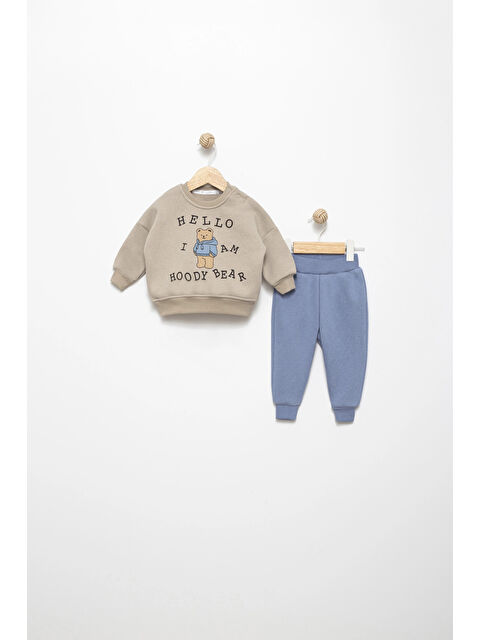 Myhanne Hoddy Bear Baskılı Takım 15847 - S000294362-19413