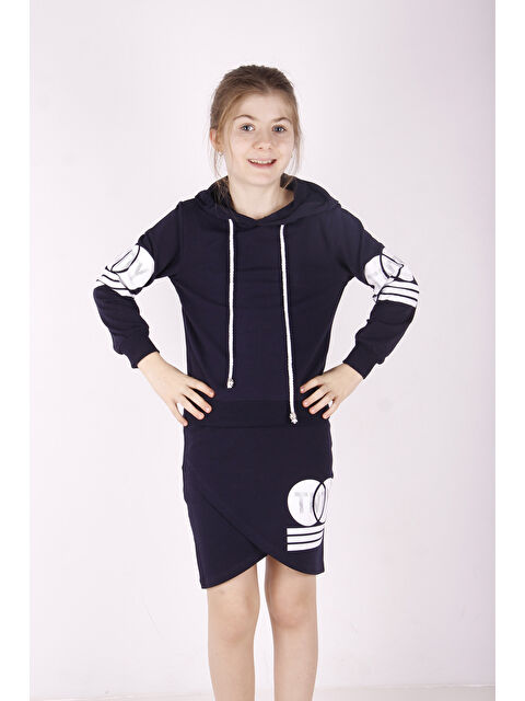 Toontoykids Kız Çocuk Kolları Ve Eteği TNTY Baskılı Etekli Takım - S000418963-21164