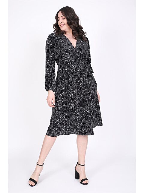 Mylinemoda Anvelop Kuşak Detaylı Elbise - S000239297-19351