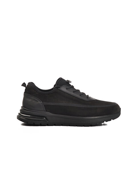 Ayakmod Siyah Nubuk Hakiki Deri Erkek Casual Ayakkabı 241548 M - S000327557-22238