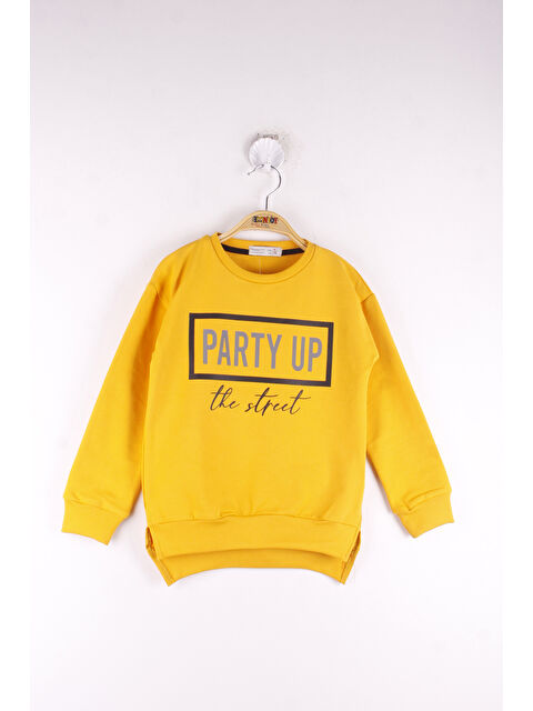 Toontoykids Kız Çocuk Party Up Baskılı Sweatshirt - S000421281-20074
