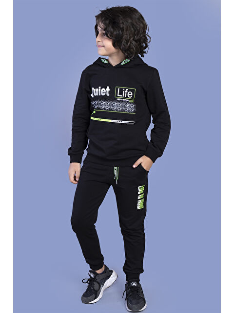 Toontoykids Erkek Çocuk Kapüşonlu Baskılı EşofmanTakımı - S000270999-19351