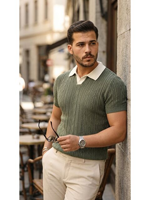 Jane's Erkek Polo Yaka Triko Tişört