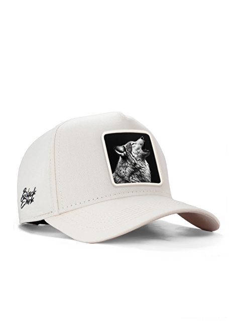 BlackBörk Logolu Bej Beyzbol Şapka