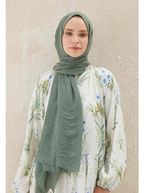 Fresh Scarfs Bürümcük Şal Çağla Yeşili - S000420524-14939