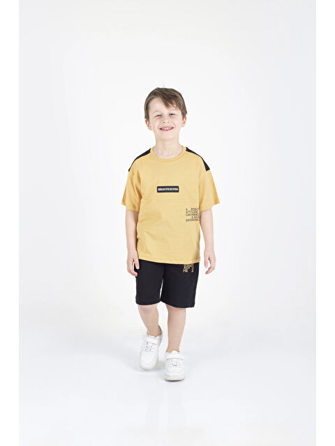 Myhanne Positive Baskılı Şortlu Takım 15359-1 - S000376300-20074