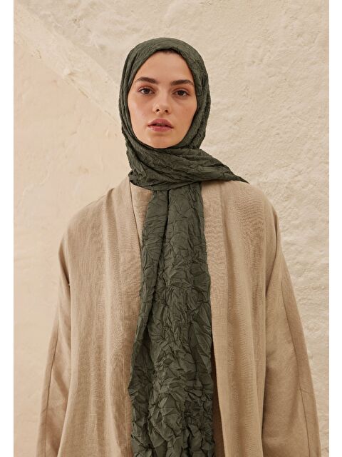 Fresh Scarfs VUAL CRASH ŞAL YEŞİL ÇAY - S000420273-19976