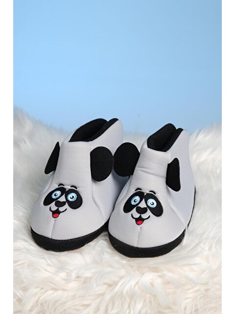 Oksit Karakter Nakışlı Kaydırmaz Taban Termal Isı Kreş Ev Okul Ayakkabısı Bebek Çocuk Panduf Ev Botu - S000284158-20600