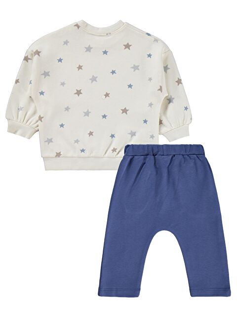 Civil Baby Yıldız Empirme 6-18 Ay Takım - Ekru 12-18 Ay - S000511293-19965