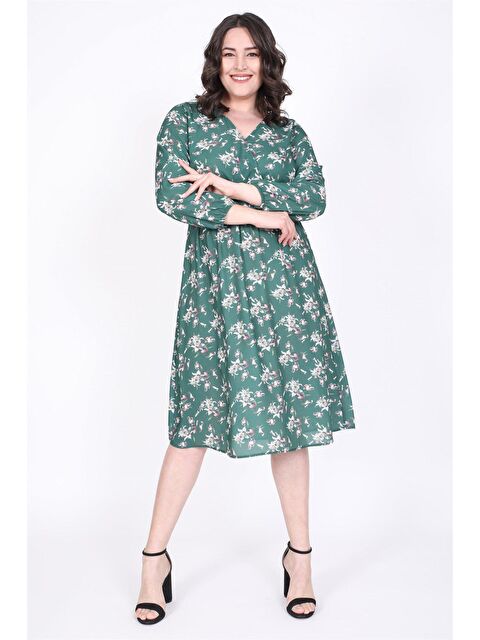 Mylinemoda Beli Lastikli Anvelop Elbise - S000239324-18194