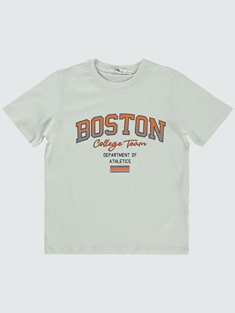 Civil Boys Erkek Çocuk Tişört 6-9 Yaş Açık Gri - S000362565-17308