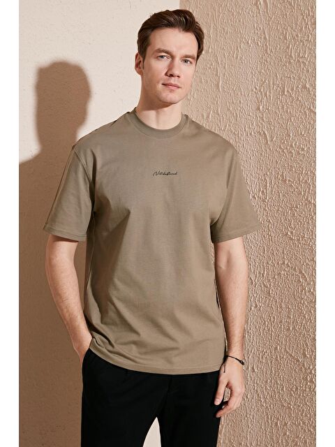 Buratti Pamuklu Relaxed Fit Sıfır Yaka %100 Pamuk Tişört 5902702 - S000139075-26429