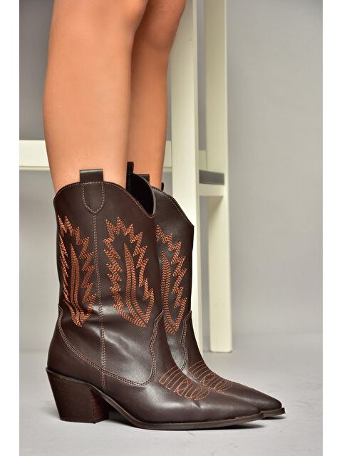 Fox Shoes T2676550 Kahverengi Kadın Bot - S000298366-19413