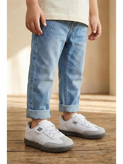 Oksit Samm Rahat Taban Cırtlı Bağcıklı Erkek Kız Çocuk Spor Ayakkabı - S000493575-20063