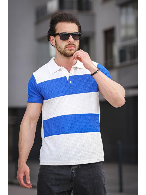 Oksit Polo Yaka Kısa Kollu Erkek Tişört - S000181275-23710