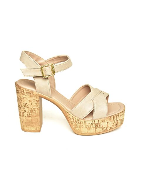 Fox Shoes U9962515 Ten Kadın Topuklu Ayakkabı - S000356367-26407