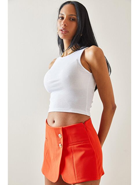 Xhan Beyaz Kaşkorse Bluz 5YXK2-48279-01 - S000161973-20063