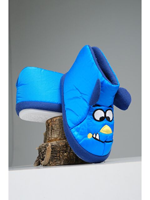 Oksit Karakter Nakışlı Kaydırmaz Taban Termal Isı Kreş Ev Okul Ayakkabısı Bebek Çocuk Panduf Ev Botu - S000284158-17234