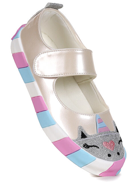 Kiko Kids Gilan Cırtlı Kız Çocuk Babet Ayakkabı - S000507304-17219