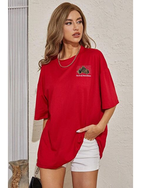 uyguntarz Arid Mountain Baskılı T-shirt - S000244078-20045