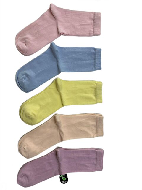 Ozzy Socks 5 Çift Karışık Renkli Pamuklu Çocuk Uzun Soket Çorap