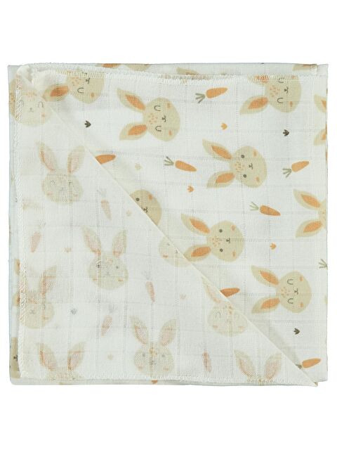 Civil Baby Tavşan Empirme 75X75Cm Battaniye - Ekru Standart - S000494964-19965