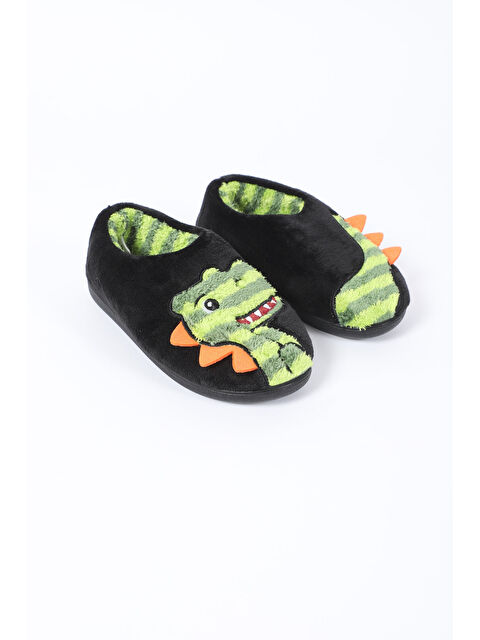 Chirpy Çocuk Kışlık Dinozor Figürlü Ev İçi Ayakkabı - Yoko - S000493583-18194