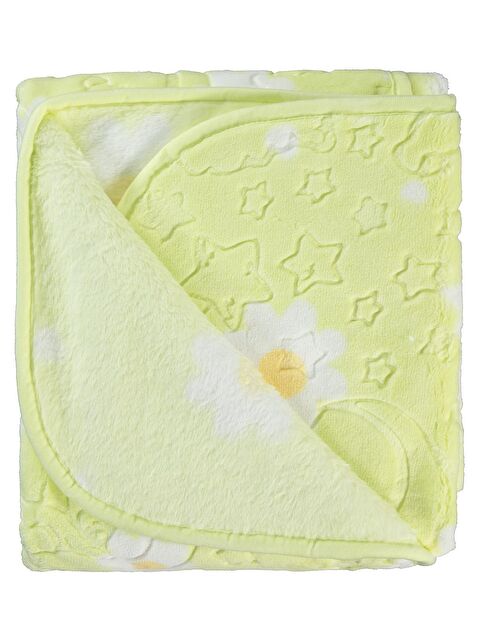 Civil Baby Papatya Desenli Battaniye - Yeşil Standart - S000494966-18194