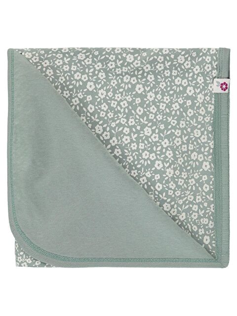 Civil Baby Çiçek Empirme Battaniye - Yeşil Standart - S000494974-14939