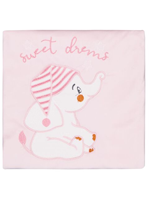 Minidamla Filli Nakış Battaniye - Pembe Standart - S000494957-20024